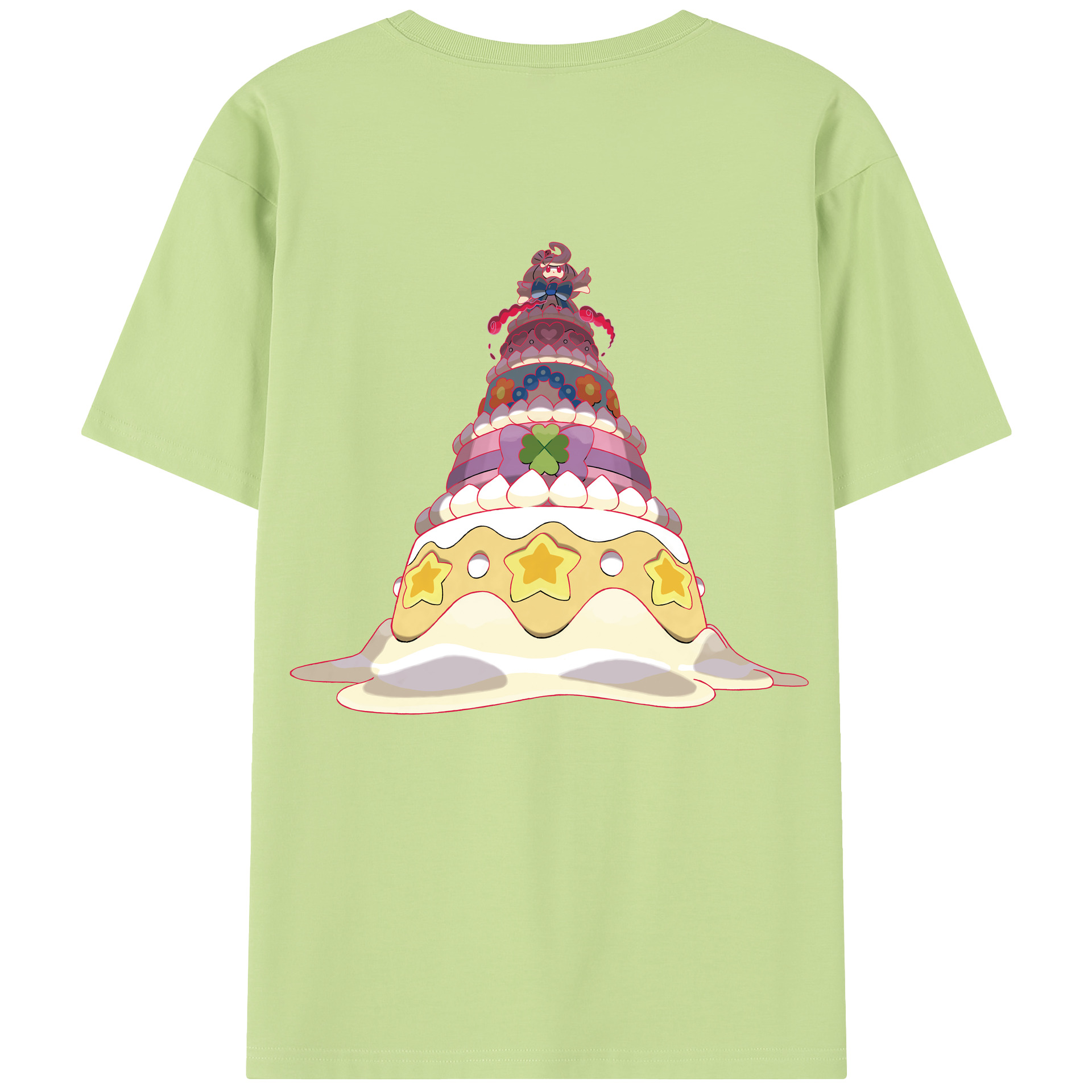 （画像用） ポケットモンスター Pokémon 綿100％半袖Tシャツ（背面プリント）